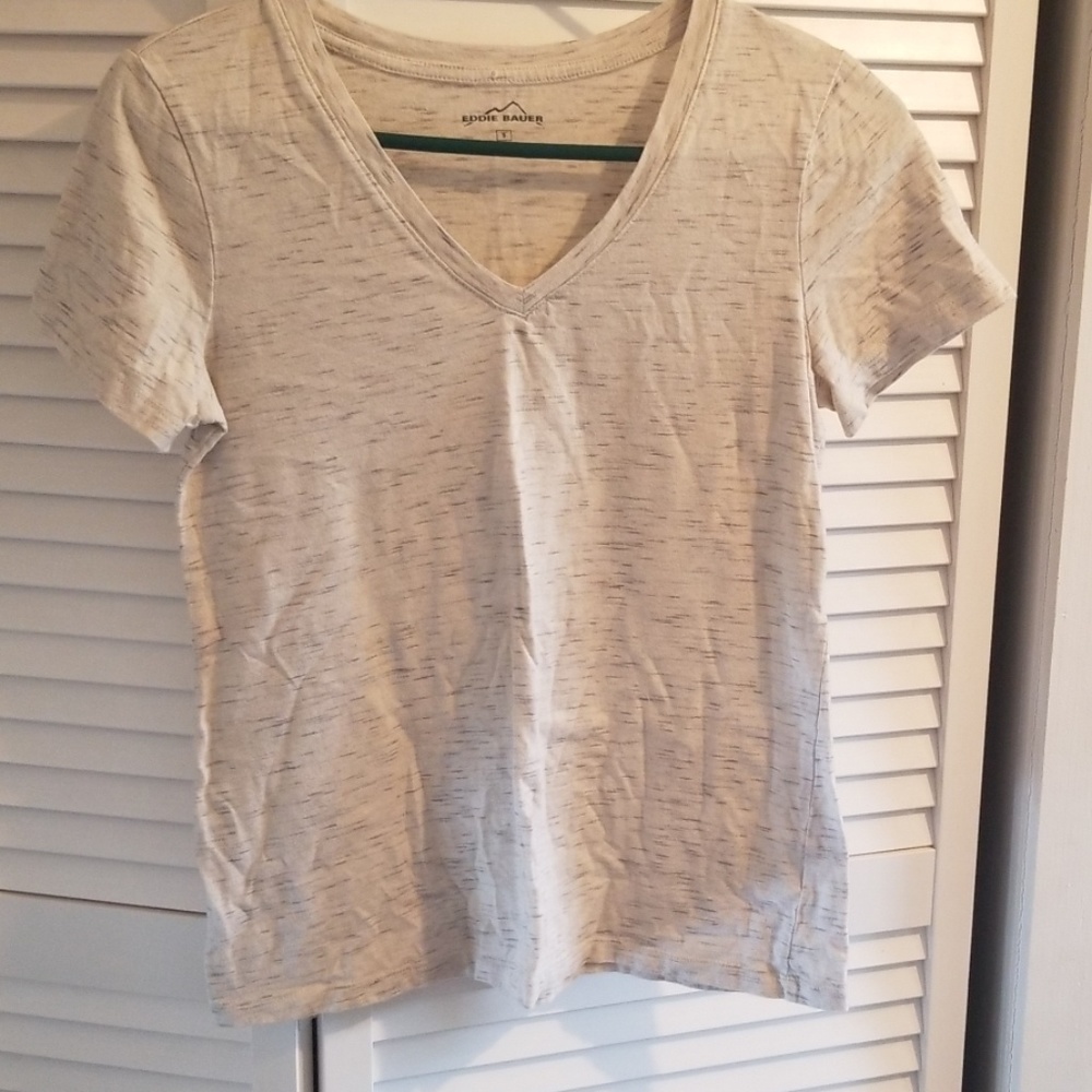 Eddie Bauer shot sleeve top